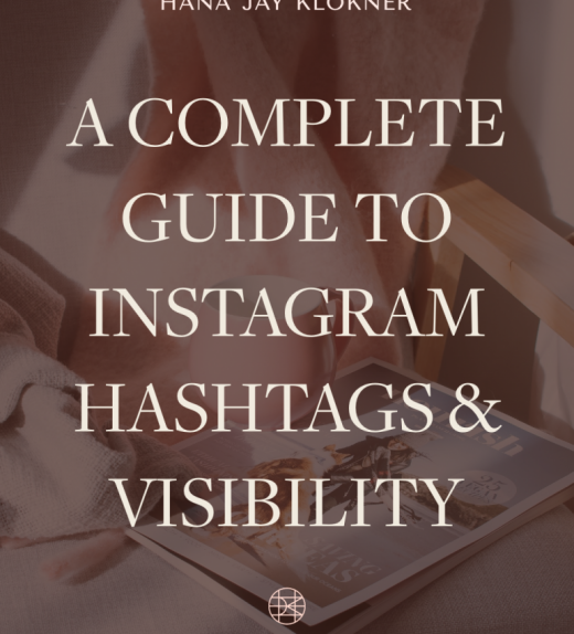 A Complete Guide to Instagram Hashtags & Visibility (PDF Guide) – Hana Jay Klokner